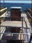 masonry repair on Dennis MA chimney